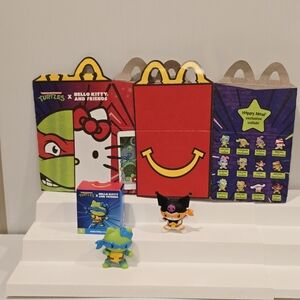 Teenage Mutant Ninja Turtles Hello Kitty Happy Meal Toys